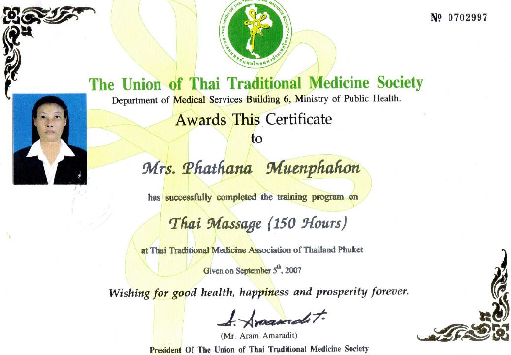 Thai Traditional Medicin Association of Thailand